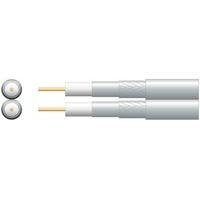 Mercury 808.128UK RG6 75 Ohms Economy Twin Foam Filled Aluminium Braid Coaxial Cable