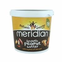 Meridian Natural Smooth Peanut Butter 1 Kg (Pack of 2)