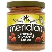 Meridian Natural Crunchy Almond Butter 170 g (Pack of 3)