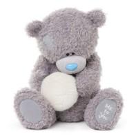Me to You 14-inch Tatty Teddy Bear Holding a Fluffy Snowball Sits (Grey)