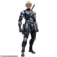 metal gear solid2 sons of liberty play arts kai raiden pvc painted act ...