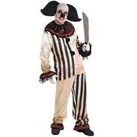 Mens Halloween Freakshow Clown Costume