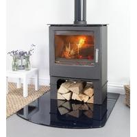 mendip woodland 45kw defra multi fuel logstore stove