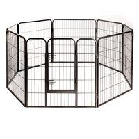 Metal Run for Small Pet & Puppies  8 Sided - 8 Elements, each 80 x 80 cm (L x H)