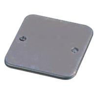 Metal clad switch & socket 1 Gang Blank Plate - E38012