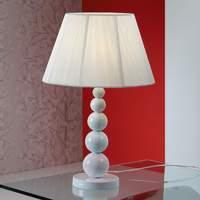 mercury a table lamp in white 55 cm tall