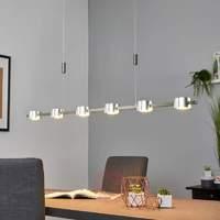 Metal leaf hanging lamp Niro with dimmable LEDs