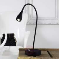 mento flexible led table lamp black