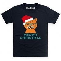 Meowy Christmas Kid\'s T Shirt