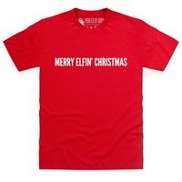 merry elfin christmas t shirt