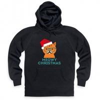 meowy christmas hoodie