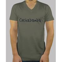 Men, short sleeve, Deep V-neck, khaki