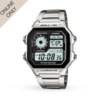Mens Casio World Time Alarm Chronograph Watch