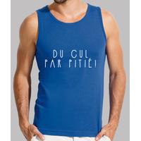 mens t shirt tank top royal blue