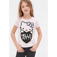 metallic hello kitty graphic tee kids