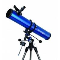 meade polaris 114mm german equatorial reflector telescope