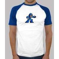 megaman pixel retro shot