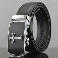 Men\'s Automatic Buckle Business Leather Belt