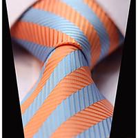 Men\'s Polyester Neck TieParty Work Casual Striped All Seasons W0001