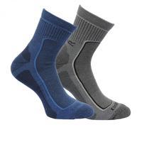 mens 2 pack active lifestyle socks dark denim granite