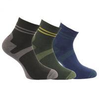 mens 3 pack active lifestyle socks ravn bayleaf navy