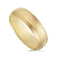 mens 9ct gold 6mm wedding ring