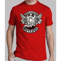 Men, short sleeve, red, top quality