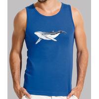 mens t shirt tank top royal blue