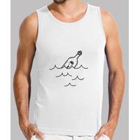 message in a bottle. (black)