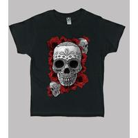 mexican skull n roses 