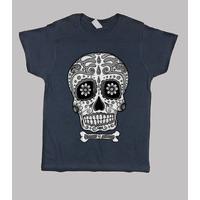 mexican skull black and white !!!