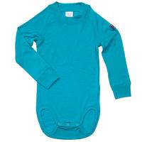 merino wool baby bodysuit turquoise quality kids boys girls