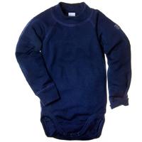 merino wool baby bodysuit blue quality kids boys girls