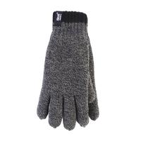 Mens 1 Pack Heat Holders Contrast Thermal Gloves