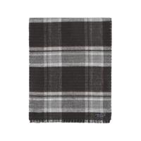 Mens Fraas Cashmink Check Design Reversible 30 x 200cm Scarf