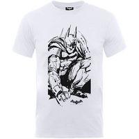 Medium White Children\'s Dc Comics Kids- Batman Arkham Sketch T Shirt