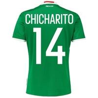 mexico home shirt 2016 with chicharito 14 printing