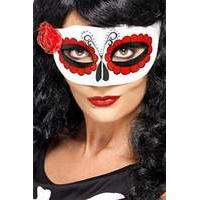 Mexican Day Of The Dead Eyemask with Rose