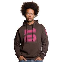 Mens Number 10 Hooded Sweater // Brown 70% cotton/30% polyester