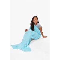 Mermaid Tail Blanket - aqua