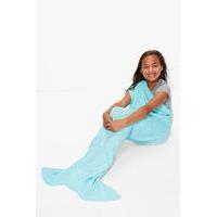 Mermaid Tail Blanket - turquoise