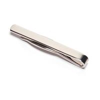 mens silver tie slide