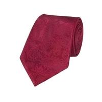 Men\'s Burgundy Paisley Tie - 100% Silk
