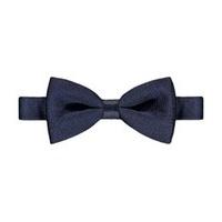 mens navy knitted bow tie 100 silk