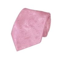 Men\'s Pink Paisley 100% Silk Woven City Tie