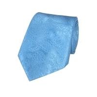 Men\'s Blue Paisley 100% Silk Woven City Tie