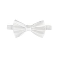 Men\'s White Ready Tied Bow Tie - 100% Silk