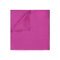 Men\'s Bright Pink Pocket Square - 100% Silk