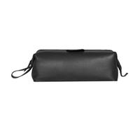 Men\'s Black Worcester Luxury Leather Washbag