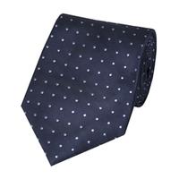 Men\'s Navy & Light Blue Spotted Tie 100% Silk
